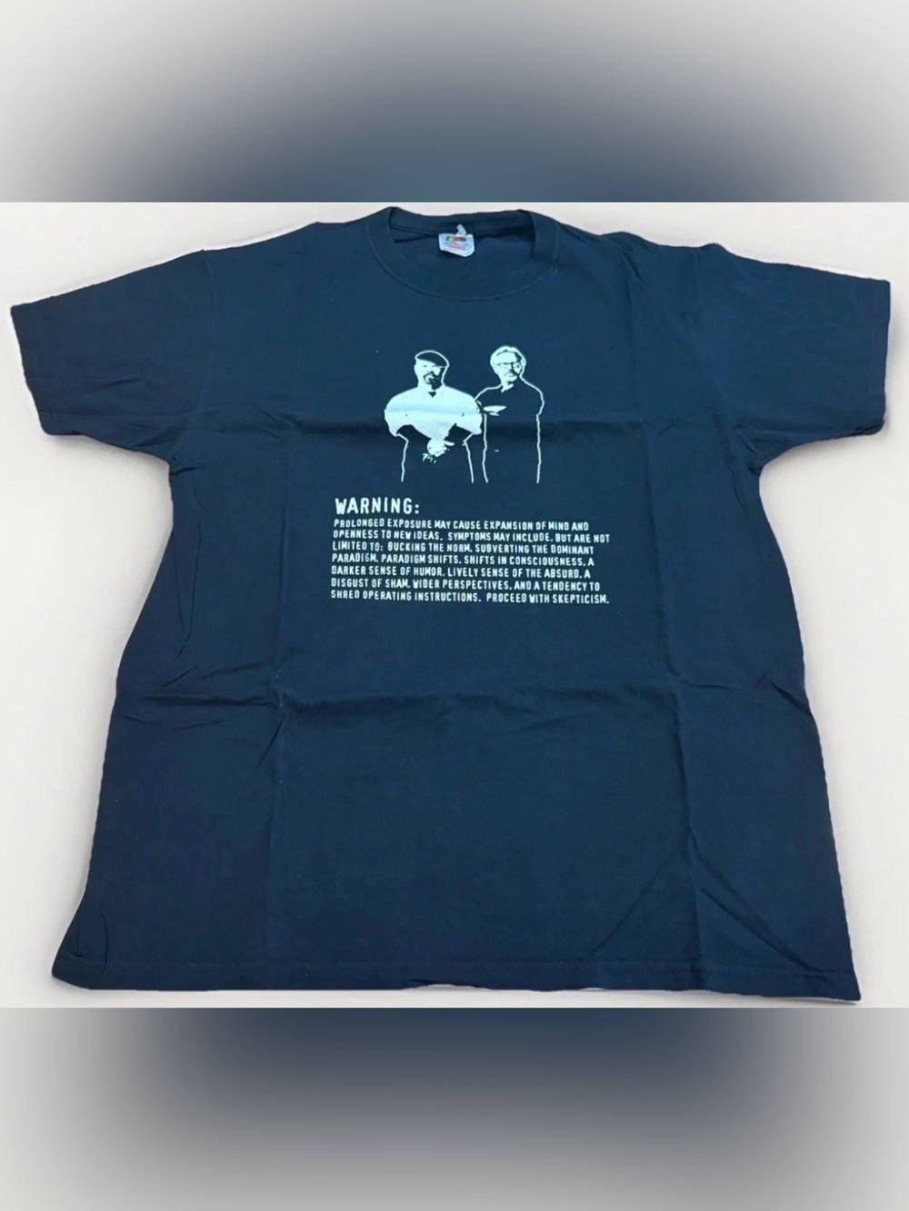Mythbusters T-shirt Behind the Myths 2012 Tour Size Large Adam Savage Y2K 2000s